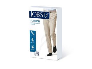 Jobst Formen ถุงน่องชายใต้เข่าแบบปลายปิด ไซส์ XL แรงรัด 20-30 mmHg  สีดำ 1 คู่