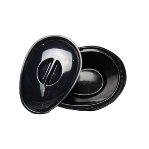 Q LINE โถนั่งถ่ายพลาสติก PL-901/2 สีดำ