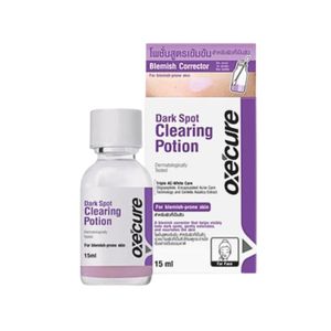 OXECURE Dark Spot Clearing Potion แป้งน้ำลดจุดด่างดำ รอยแดงดำจากสิว (15ml.)
