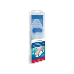 DERAMED แผ่นซิลิโคนรองเท้า INSOLE SILICONE ไซส์ XL (2 ชิ้น / แพ็ค)