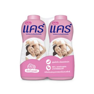 CARE แป้งฝุ่น สูตรไฮโป-อัลเลอร์เจนิก กลิ่นพิงค์ซอฟท์ แพ็คคู่ (350g. x 2)