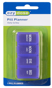 Ezy Dose ตลับยา 1 Day Pill Reminder-Thick