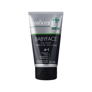 Smooth E Men Babyface Deep Smooth Non Ionic Foam โฟมล้างหน้าสำหรับผู้ชาย ขนาด 4 oz