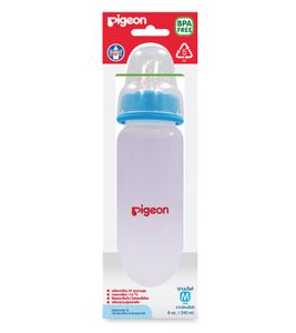 Pigeon ขวดนม PP ขนาด 240 มล พร้อมจุกนมคลาสสิค ขนาด M