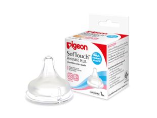 Pigeon จุกนมเสมือนนมมารดา SofTouch รุ่น Plus ขนาด SS