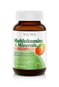 Vistra Multivitamins & Minerals Plus Amino Acid 50 เม็ด