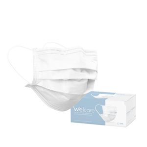 Welcare หน้ากากอนามัย 3 ชั้น มอก1 สีขาว 50 ชิ้น 